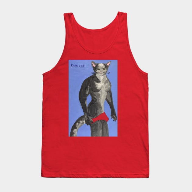 Tom Cat Tank Top by WorldAroundEwe